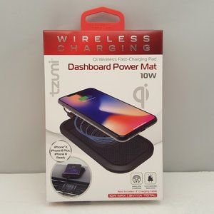 tzumi Wireless Charging Dashboard Power Mat / Qi Fast-Charging Pad + 3' Cable 🆕